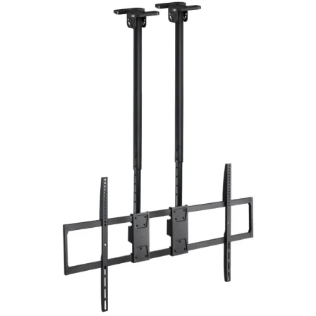 Tooq Soporte de Techo Extensible Doble Mástil para Pantallas 60-120 pulgadas, Negro Tooq Soporte de Techo Extensible Doble Mástil para Pantallas 60-120 pulgadas, Negro